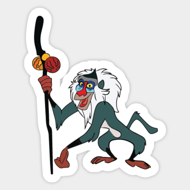 Rafiki Sticker by mattrodz